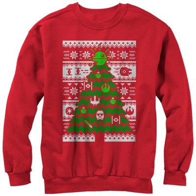Ugly Christams Sweatshirt Christmas Trees Graphic Sweatshirts