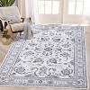 Vintage Floral Washable Runner Rug - Non-Slip Stain Resistant Kitchen & Bathroom Rug for Entrance, Laundry, Hallway, Bedroom - 2 of 4