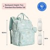 BabbleRoo Diaper Bag Backpack Stylish Hands-Free Baby Bag with Changing Pad, Stroller Straps & Water-Resistant - 2 of 4