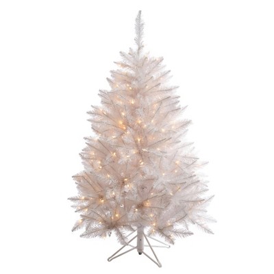 Vickerman Sparkle White Spruce Artificial Christmas Tree PreLit