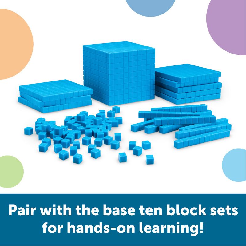 Learning Resources Giant Magnetic Base Ten Set, Ages 6+, 2 of 6