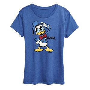 Women's - Disney - Donald Duck Short Sleeve Graphic T-Shirt - 1 of 4