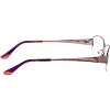 Joan Collins JC9772-LIL Semi-Rimless Designer Reading Glasses Lilac Purple 53 mm - 3 of 4