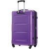 Maggift 4 PCS Bag and Luggage Sets, with 4 Spinner Wheels Lightweight Suitcase, Suitable for business trips and travel, Purple, 18"*12.2"*28.3" - 3 of 4