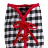 Plaid Christmas Tree Pot Cover 9"H - 2 of 2