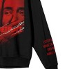 A Quiet Place 1 Listen Closely Move Carefully Crew Neck Long Sleeve Black Adult Sweatshirt - 3 of 4