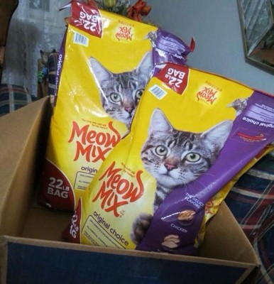 Meow mix cat food 30 lbs sales