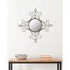 Maltese Mirror - 28.3" x 31.5" - MIR3009 - Rustic Brown - Safavieh - 2 of 3