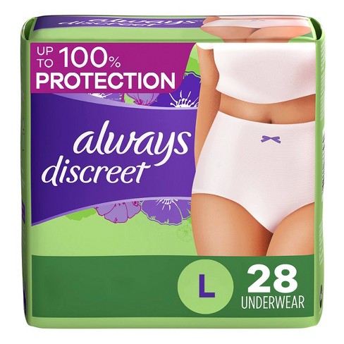 Always Discreet Underwear at