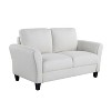 Lifestyle Solutions Willow Loveseat Woven Oyster - image 3 of 4