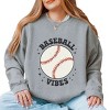 Simply Sage Market Vintage Baseball Vibes Sweatshirt - 2XL - Graphite - 2 of 4