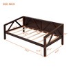 NicBex Twin/Full size Daybed,Sofa Bed Frame for Bedroom,Living Room,Apartment,Wood Slat Support - image 3 of 4