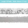 Unique Bargains Waterproof Flat Elastic Crafts Sewing Dress Sequins Trim Ribbon - 2 of 4