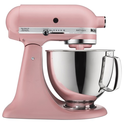 KitchenAid Artisan Series 5 Quart Tilt Head Stand Mixer with Pouring Shield  KSM150PS, Feather Pink