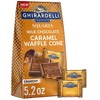 Ghirardelli Bag Milk Chocolate Caramel Waffle Cone 5.2 OZ - 2 of 3