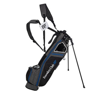 Founders Club Sunday Golf Stand Bag with Dual Strap Grey