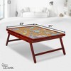 Jumbl 1000-Piece Puzzle Board - 23 x 31" Wooden Puzzle Table with Felt Surface & 6 Drawers - 2 of 4