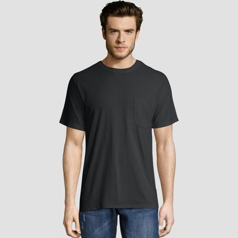 Hanes Men's Short Sleeve Workwear Crewneck T-shirt 2pk : Target