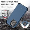 MyBat Pro Maverick Series Case w/ Holster and Tempered Glass for Apple iPhone 14 Pro (6.1) - Plum - 4 of 4