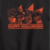 Boys' - Peanuts - Orange Happy Halloween Graphic Long Sleeve Fleece Sweatshirt - 2 of 4