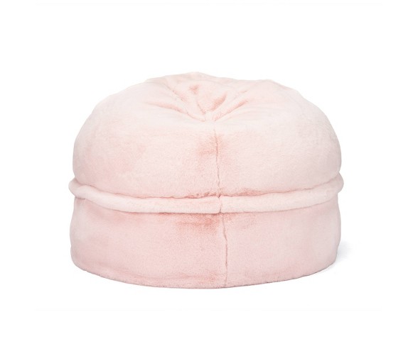 Theo Original Storage Beanbag Rabbit Faux Fur Light Pink - Mimish