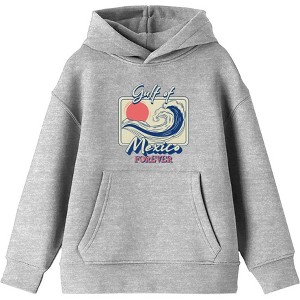 Gulf of Mexico Forever Sunset Wave Youth Long Sleee Hoodie - 1 of 2