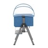 Dream On Me JPMA Certified Lotus Bassinet and Bedside Sleeper in Blue - 4 of 4