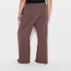 Women's Mid-Rise Wide Leg Sweatpants - Wild Fable™ - 3 of 3