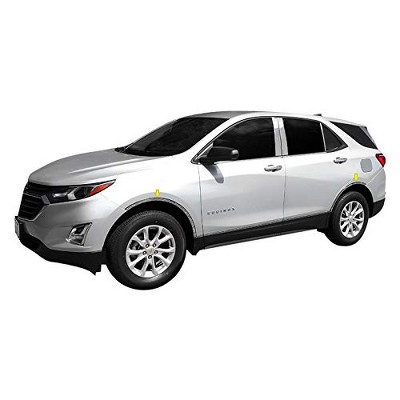 QAA is Compatible with 2018-2020 Chevrolet Equinox 4 Piece Stainless Wheel Well Accent Trim, 0.875" Width WQ58160