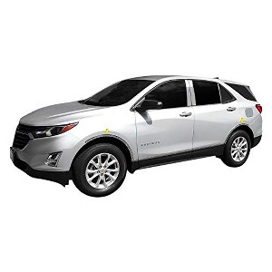 QAA is Compatible with 2018-2020 Chevrolet Equinox 4 Piece Stainless Wheel Well Accent Trim, 0.875" Width WQ58160 - 1 of 2
