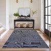 Rug for Hallways, Abstract Kitchen Runner Rugs Non Slip Bath Runners, Washable Runner Rug for Bedroom, Entryway Bathroom Laundry Dorm - 2 of 4