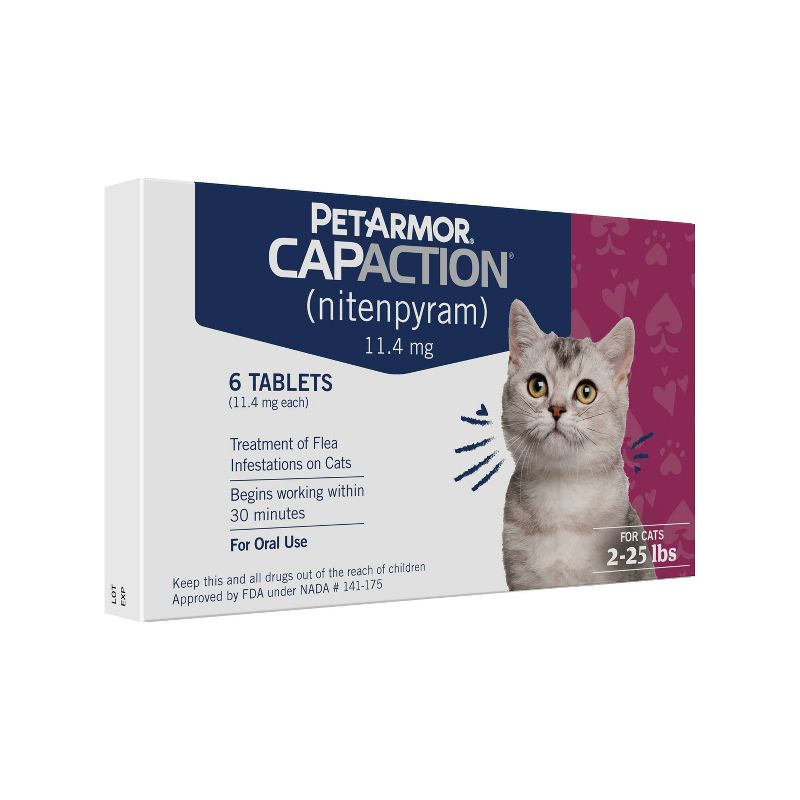 CapAction Flea Treatment for Cats - 2-25lbs, 4 of 12