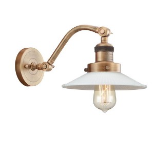 Halophane - 1 Light Wall Sconce In Industrial Style-11.5 Inches Tall and 8.5 Inches Wide - 1 of 1