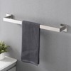 5-Piece Bathroom Hardware Set SUS304 Stainless Steel Towel Bar, Toilet Paper Holder, Robe Hook, Modern Design - 3 of 4
