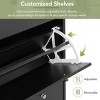 KTMBDW Shoe Cabinet with 3 Flip Drawers and 3 Hooks, Hidden Wood Shoe Cabinet, Freestanding Shoe Storage Cabinet for Entryway Hallway - 3 of 4