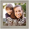 PosterPalooza | 28x28 Wide Barnwood Picture Frame, UV Acrylic, 6 Finishes - Grey, Brown, White, and Black - 2 of 4