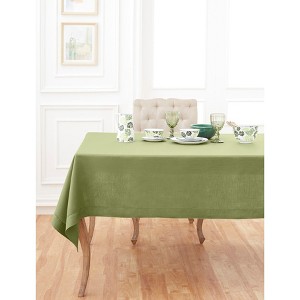 Solino Home Linen Tablecloth | Classic Hemstitch - 1 of 4