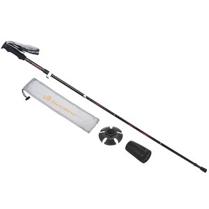 Unique Bargains Aluminum Alloy Collapsible Hiking Trekking Pole with Snow Basket 43-53 Inch - 1 of 4