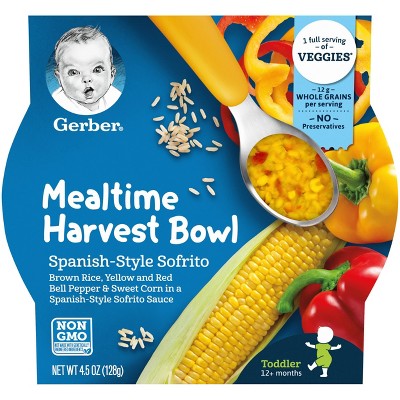 Gerber Mealtime Harvest Bowl Sofrito Baby Meals - 4.5oz