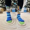 Gnome Surfer Socks from the Sock Panda (Men's Sizes, Adult Large) - image 2 of 4