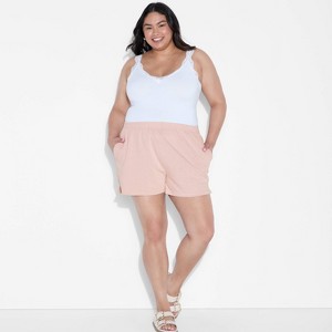 Women's Mid-Rise Dorm Shorts - Wild Fable™ - 1 of 3
