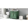 Ridstar 34.1 in. H Green Bathroom Storage Cabinet with Soft Closing Doors - 3 of 4