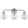 Generation Lighting Clara 24" Wide Chrome 3-Light Bath Light - 4 of 4