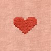 Dalix Pixel Heart Embroidered Lightweight Relaxed Jersey Tee Summer Cute Love Womens - 2 of 4