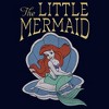 Men's The Little Mermaid Distressed Ariel Classic  T-Shirt - Navy Blue - Large - image 2 of 4