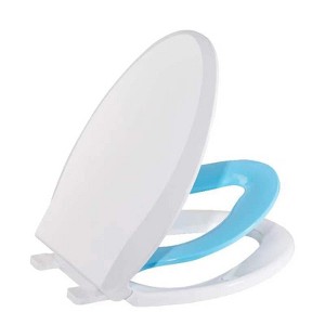 CuisinSmart Toilet Seat with Built-In Potty Training Seat, Toilet Seat with Toddler Seat, Magnetic Kids Toilet Seat - 1 of 4