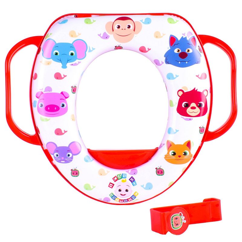 Cocomelon Soft Potty Training Seat with Potty Hook, 1 of 8
