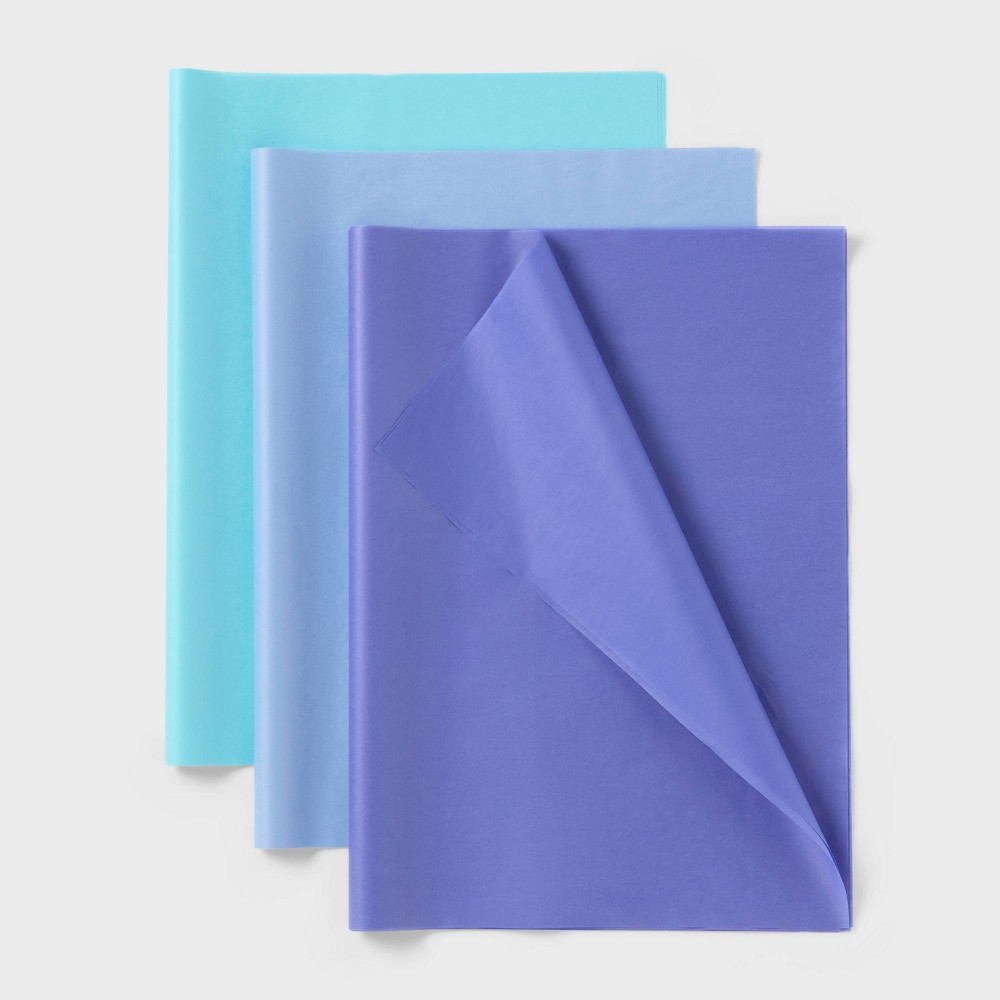 20ct Tissue Paper Blue/Purple - Spritz™: Gift Packaging Accessories for All Occasions, 20 Sheets, Multicolored