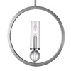 CWI Lighting Elton 1 Light Pendant With Satin Nickel Finish - 2 of 4