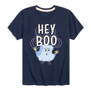 Boys' - SpongeBob SquarePants - Hey Boo Short Sleeve Graphic T-Shirt - 1 of 4